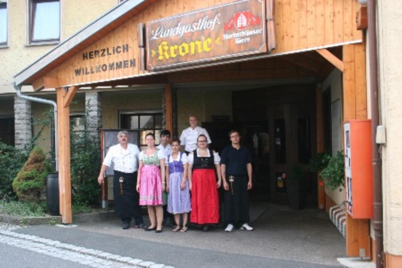 Landgasthof Zur Krone Krautheim Экстерьер фото